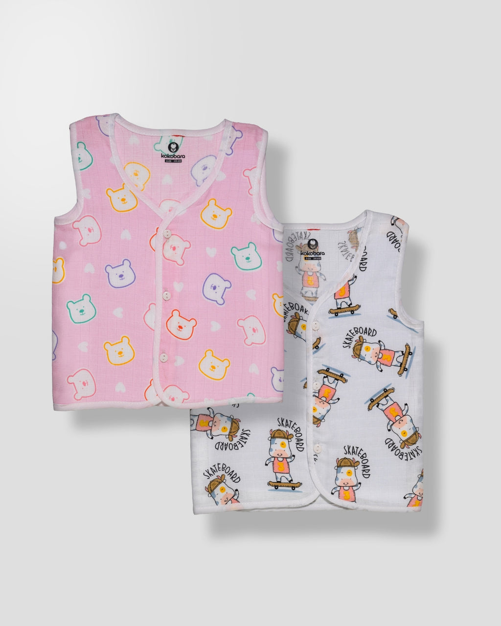 KOKOBARA Jhabla Cuddle Cub & Dream Drive Pure Muslin | Pack of 2