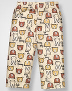 Kokobara 2 PCS Cotton Cute Bunny Night Suit - Brown close-up