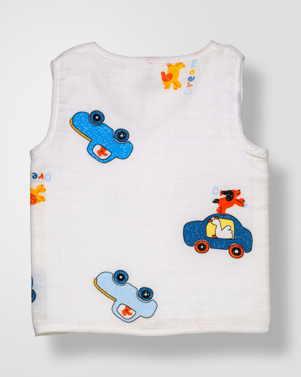 KOKOBARA Jhabla Cuddle Cub & Skate Squad Pure Muslin | Pack of 2