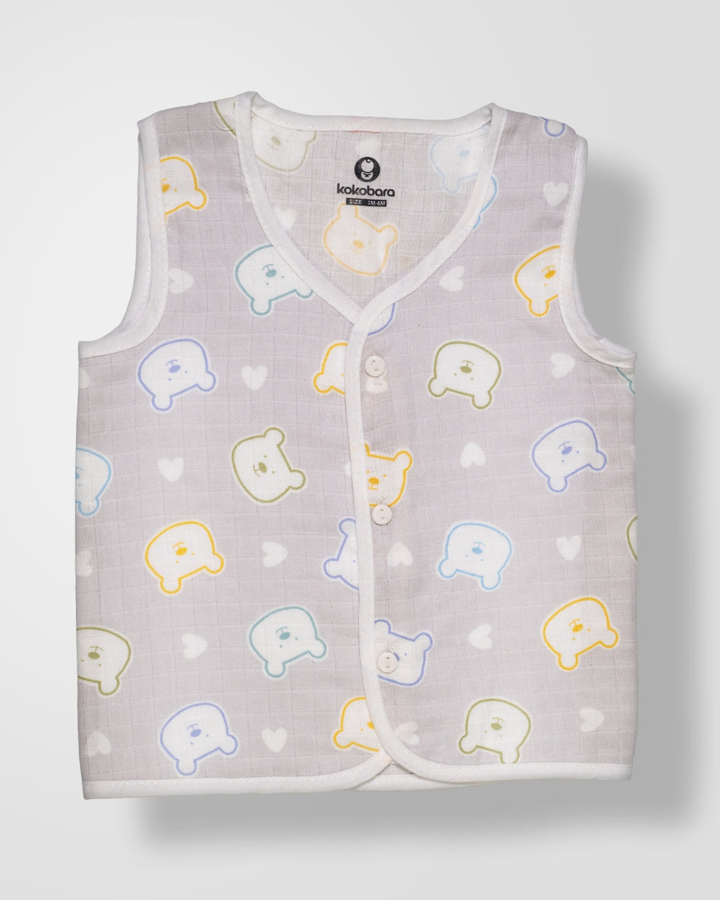 KOKOBARA Jhabla Cuddle Cub & Skate Squad Pure Muslin | Pack of 2