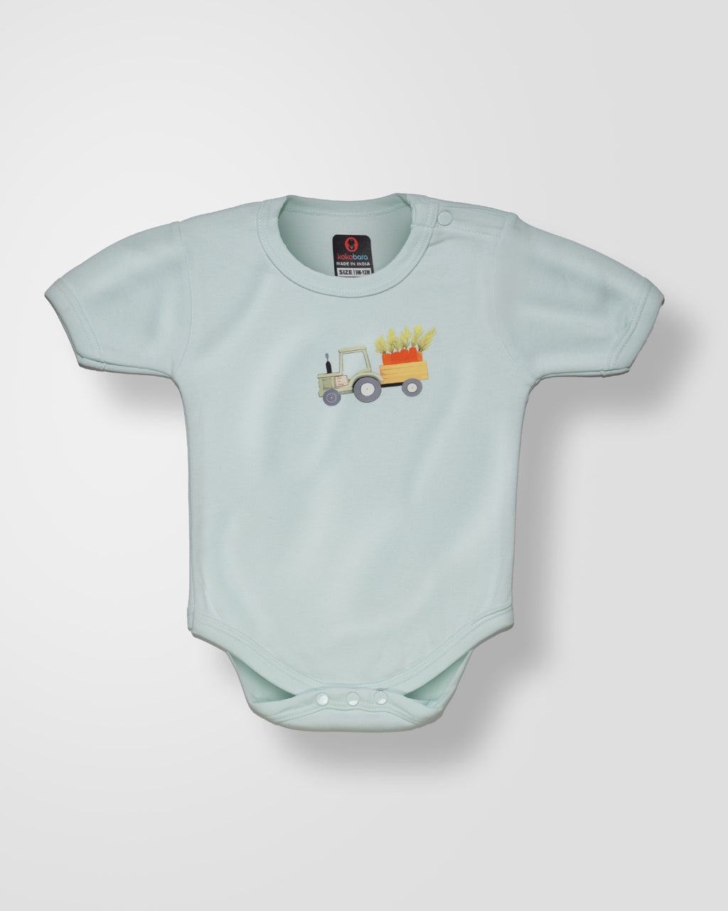 KOKOBARA Onesie Pure Cotton 3 PCS Set Farming Print | Green