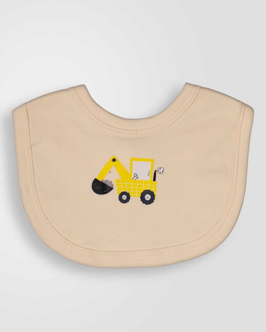 KOKOBARA Onesie Pure Cotton 3 PCS Set Construction Print | Yellow