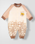 KOKOBARA Romper GoGo Tiger Pure Cotton | Coffee Brown