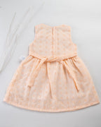 Kokobara The Candy Heart Frock - Peach Cream back view