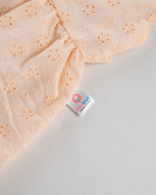 Kokobara The Candy Heart Frock - Peach Cream fit detail