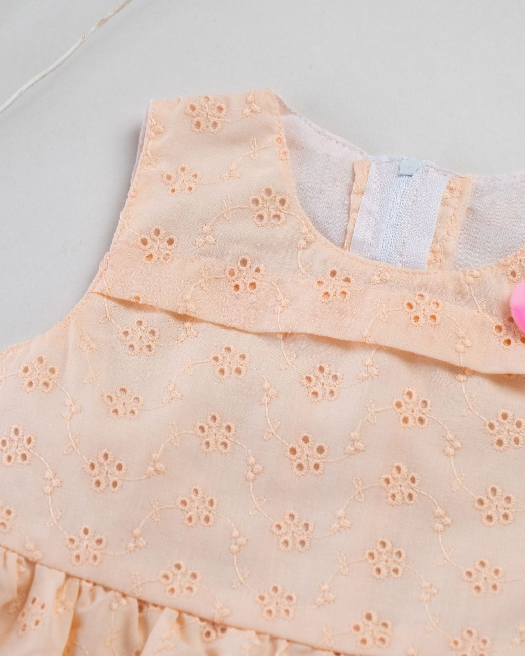 The Candy Heart Frock - Peach Cream