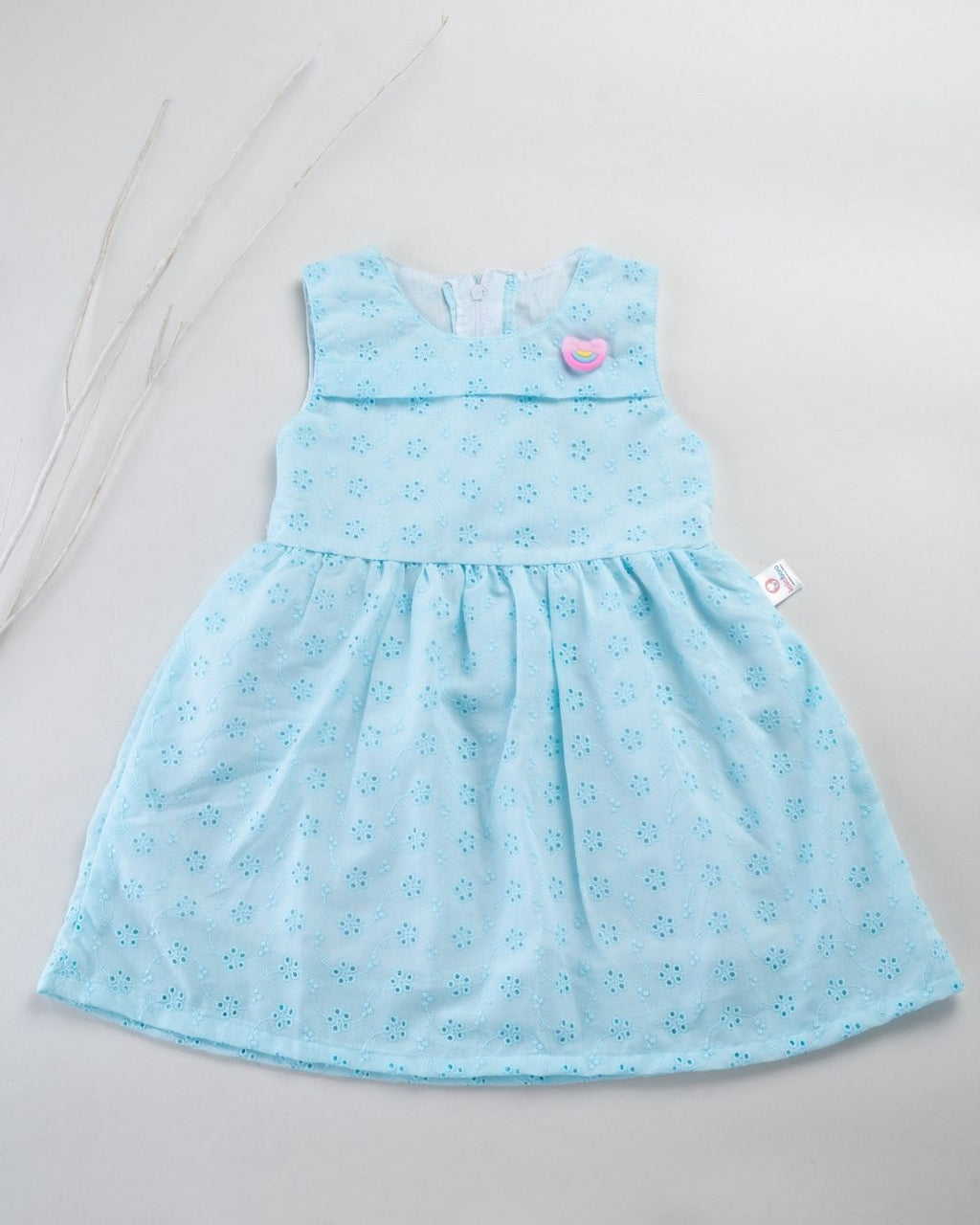 The Candy Heart Frock - Powder Blue