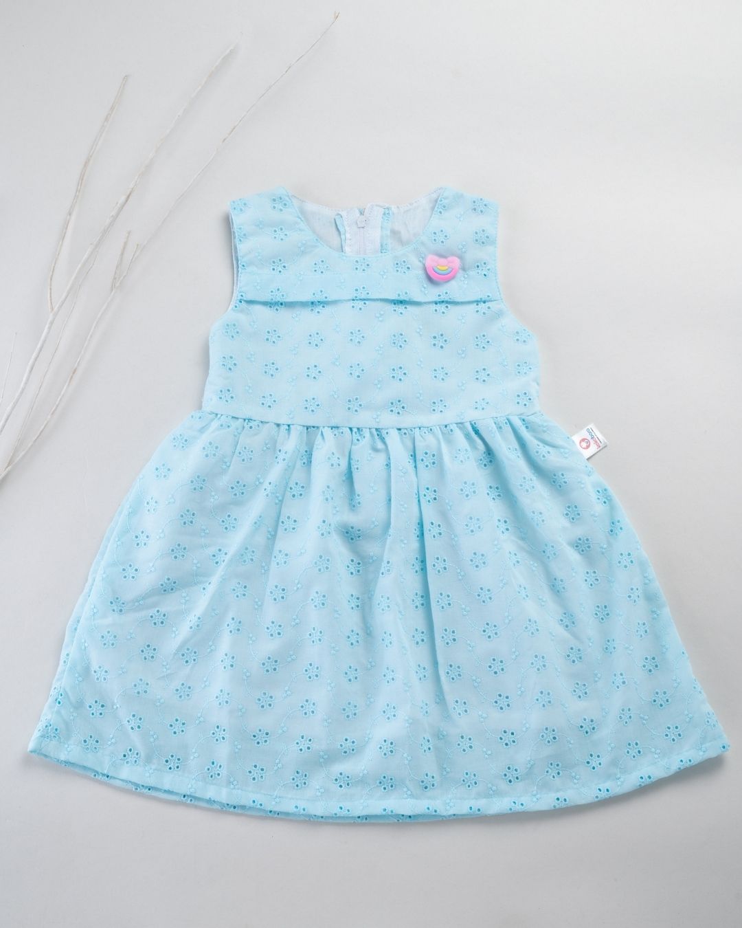 The Candy Heart Frock - Powder Blue