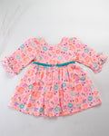 The Juliette Ruffle Frock - Peach Blossom