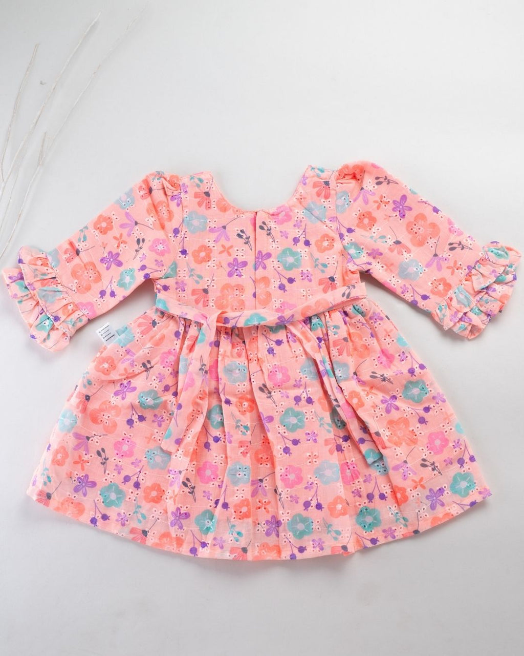 The Juliette Ruffle Frock - Peach Blossom