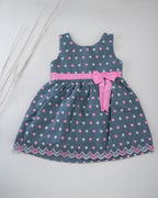 Kokobara The Stella Frock - Slate Grey front view