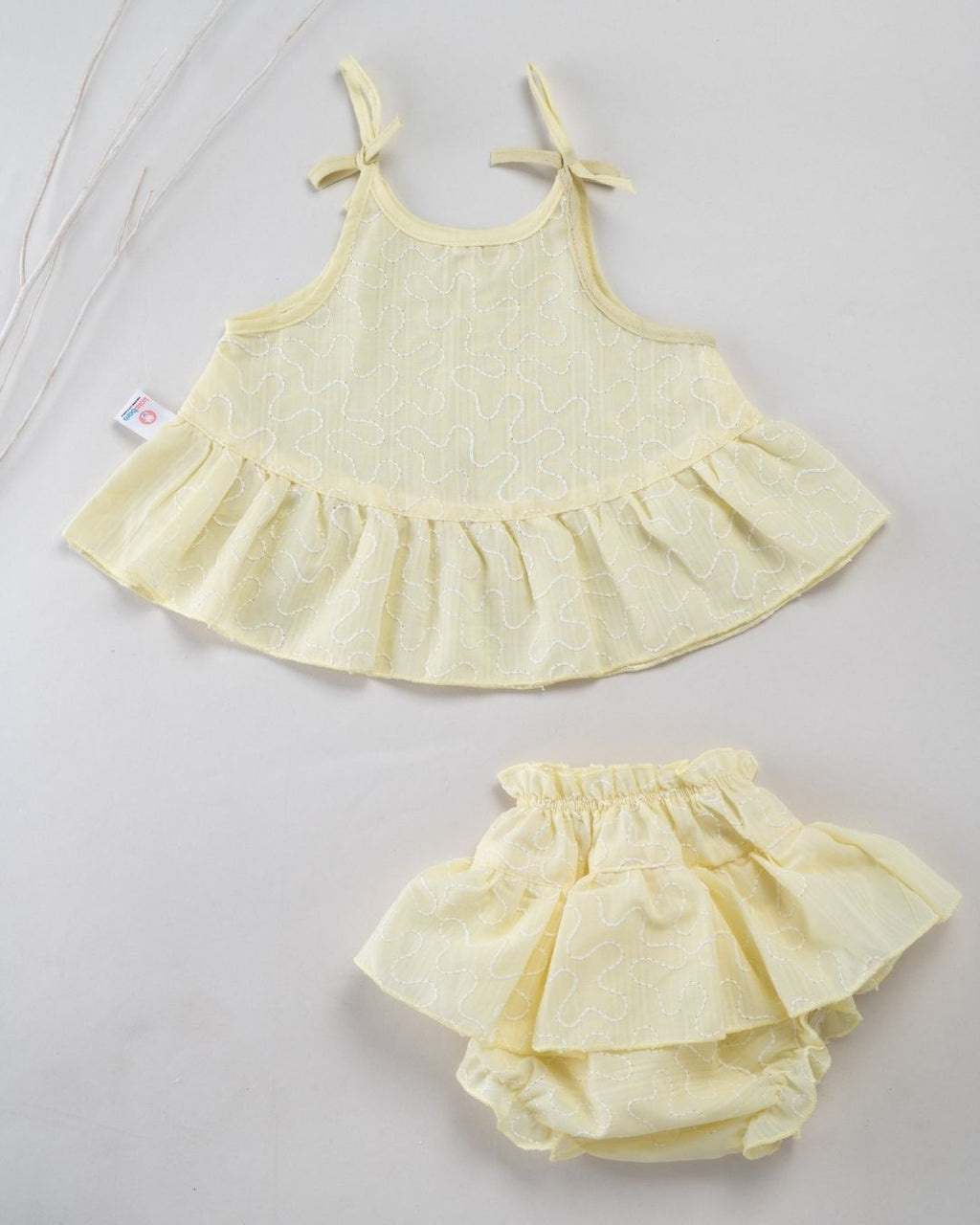 The Wave 2PC Set - Butter Yellow