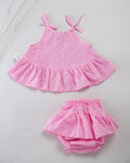 The Wave 2PC Set - Candy Pink