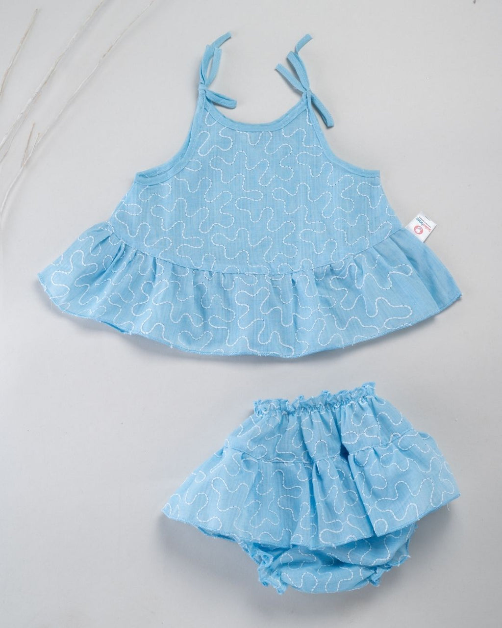 The Wave 2PC Set - Sky Blue